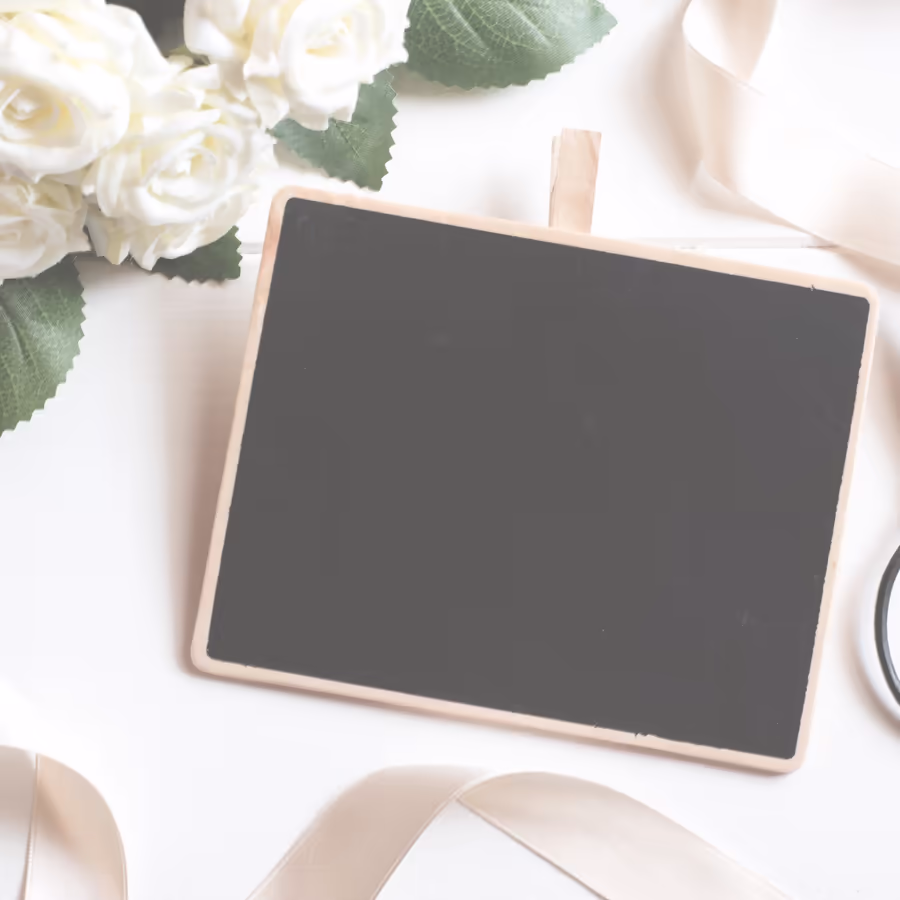 Декоративная грифельная доска для записей или украшения