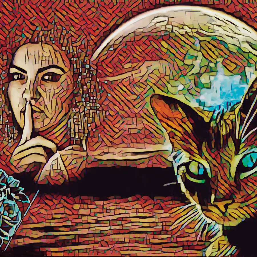 Таинственная девушка и ее загадочная спутница